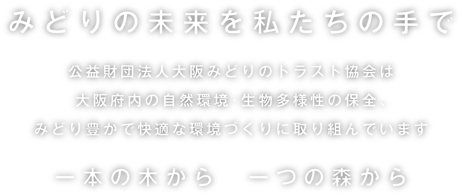 みどりの未来を私たちの手で